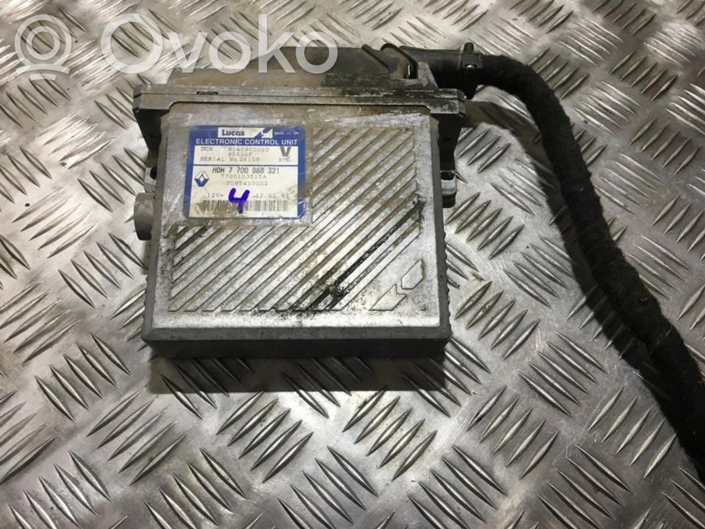 Engine control unit/module   7700868321,7700103515A,3085430002,7700103515A,7700868321,80602F,HOM7700868321,R04080002D