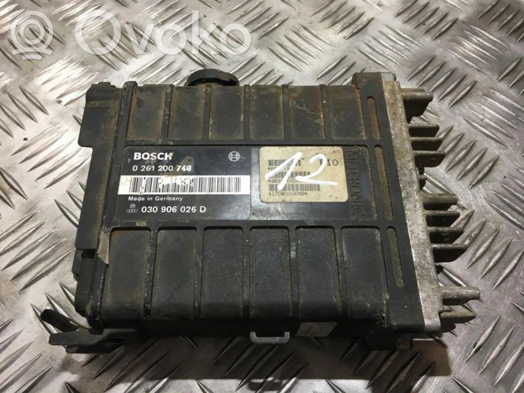 Sterownik / Moduł ECU   0261200748,030906026D,0261200748,030906026D