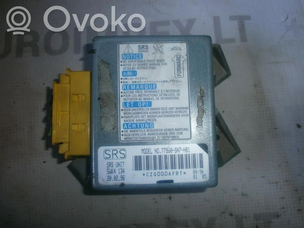 Honda Accord Unitate/modul de comandă airbaguri 