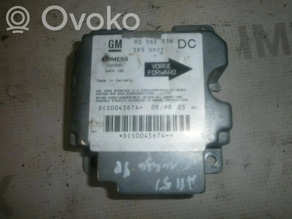 Unidad de control/módulo del Airbag   90565938DC,5WK4186,5WK4186,90565938DC