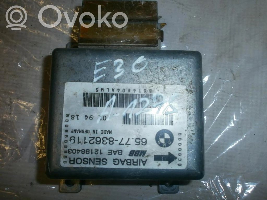 Module de contrôle airbag   65778362119,12198403,12198403,65778362119