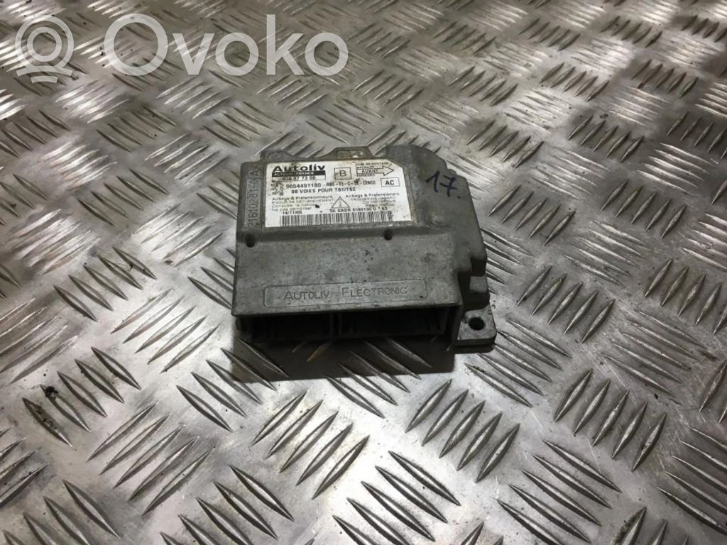 Sterownik / Moduł Airbag   9654491180,606877300,5EGADR0180130U,606877300,9654491180,RBGT5C08CEM00,RBGT5C08CEM00
