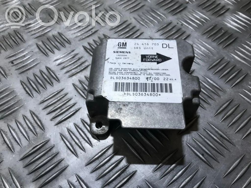 Opel Astra G Centralina/modulo airbag
