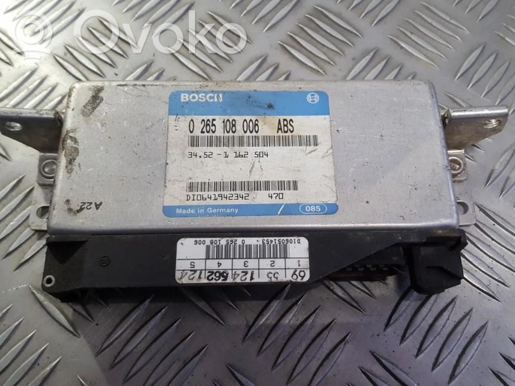 ABS control unit/module   0265108006,34521162504,0265108006,34521162504,34521162504,34521162504