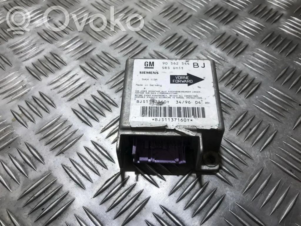 Opel Astra F Unitate/modul de comandă airbaguri 