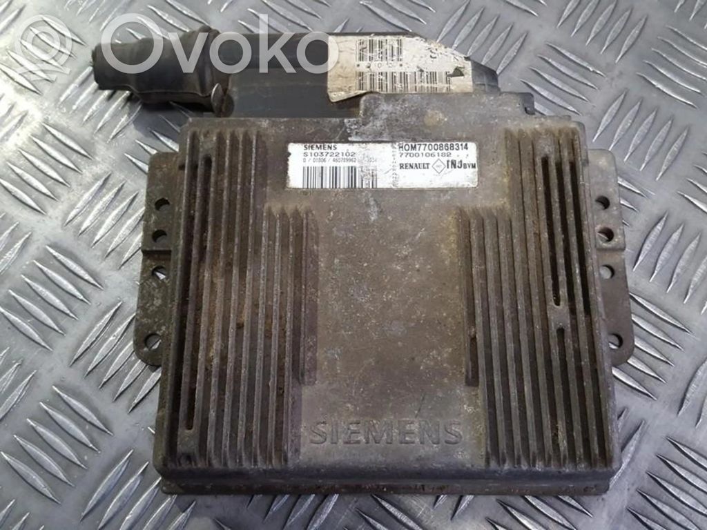Engine control unit/module   H0M7700868314,HOM7700868314,7700106182,H0M7700868314,HOM7700868314,S103722102