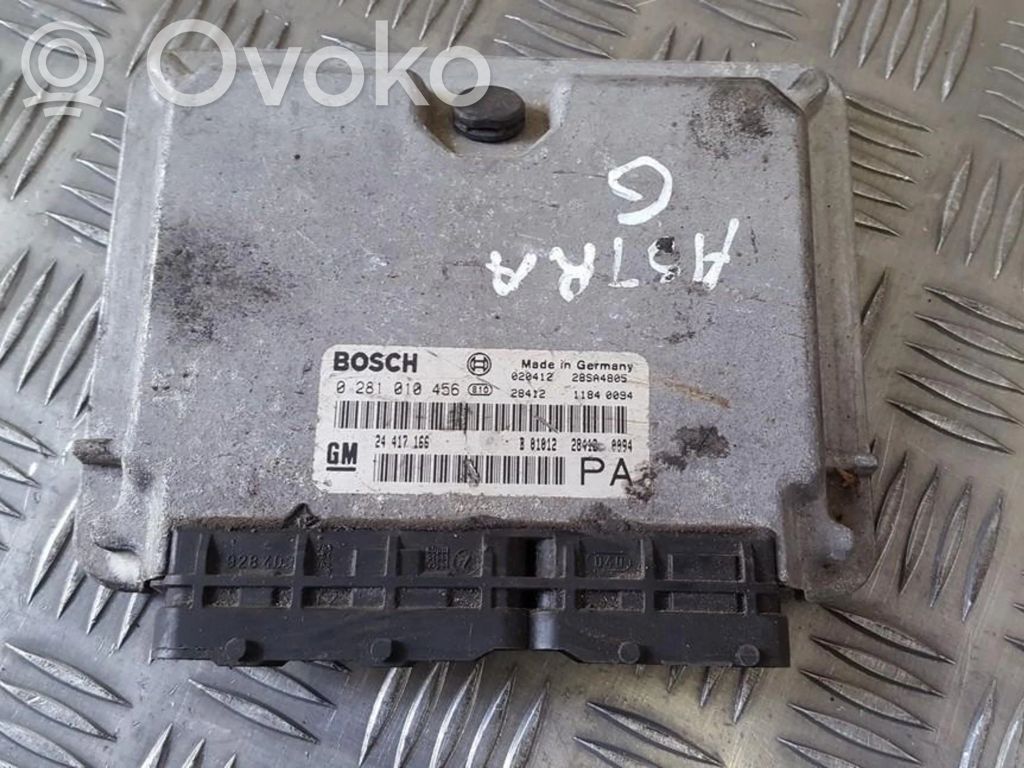 Opel Astra G Unidad de control/módulo del motor 