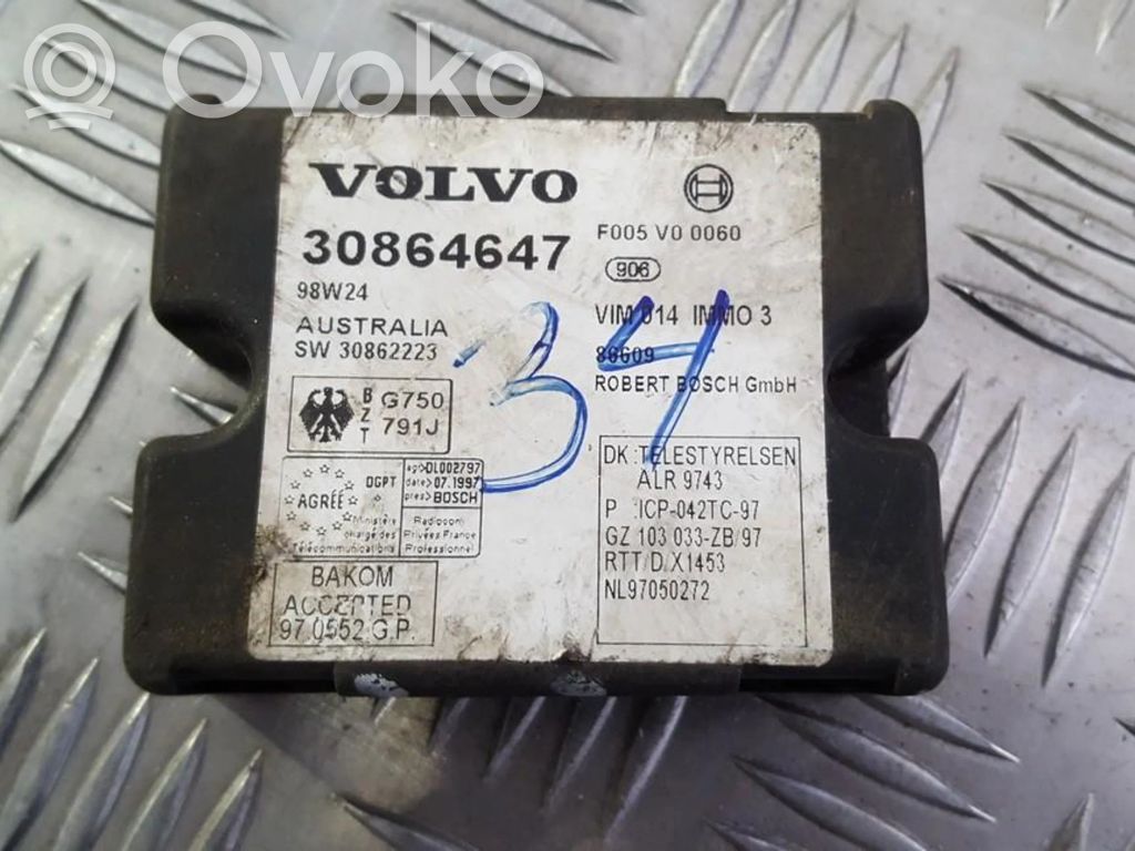 Unidad de control/módulo inmovilizadora   30864647,F005V00060,30864647,F005V00060,SW30862223