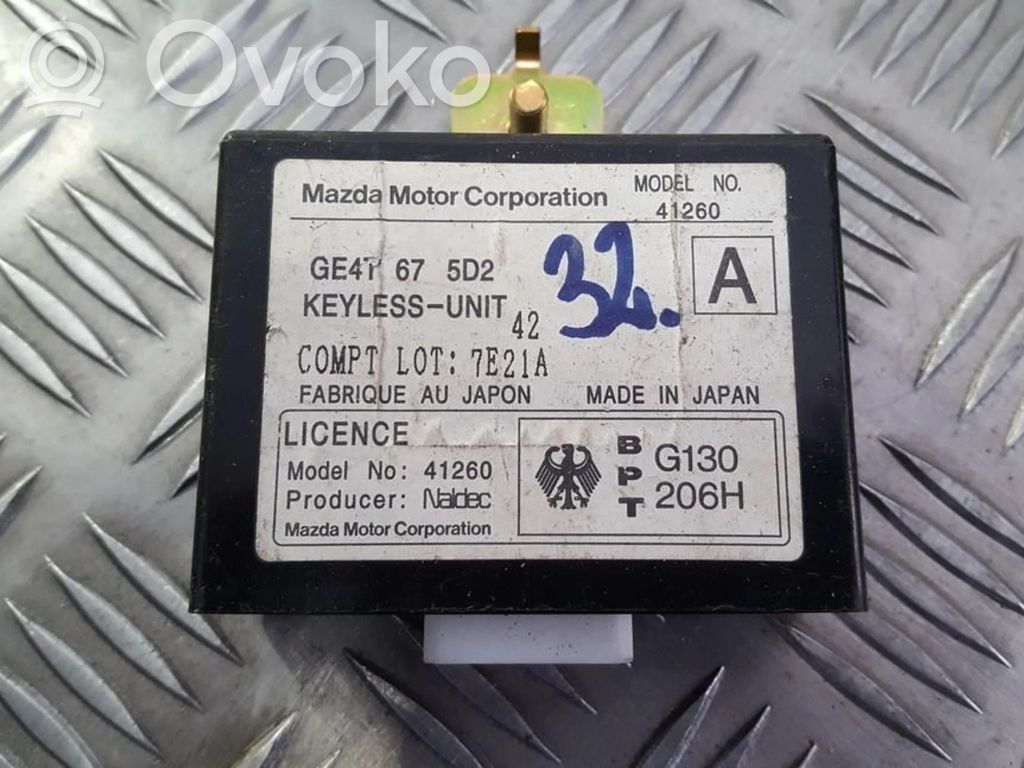 Other control units/modules   GE4T675D2,7E21A,7E21A,G130206H,GE4T675D2