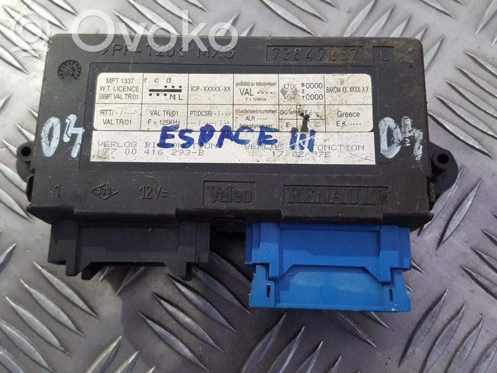 Módulo de confort/conveniencia   7700416293B,7700416293B,73847257C,7700416293B,7700416293B