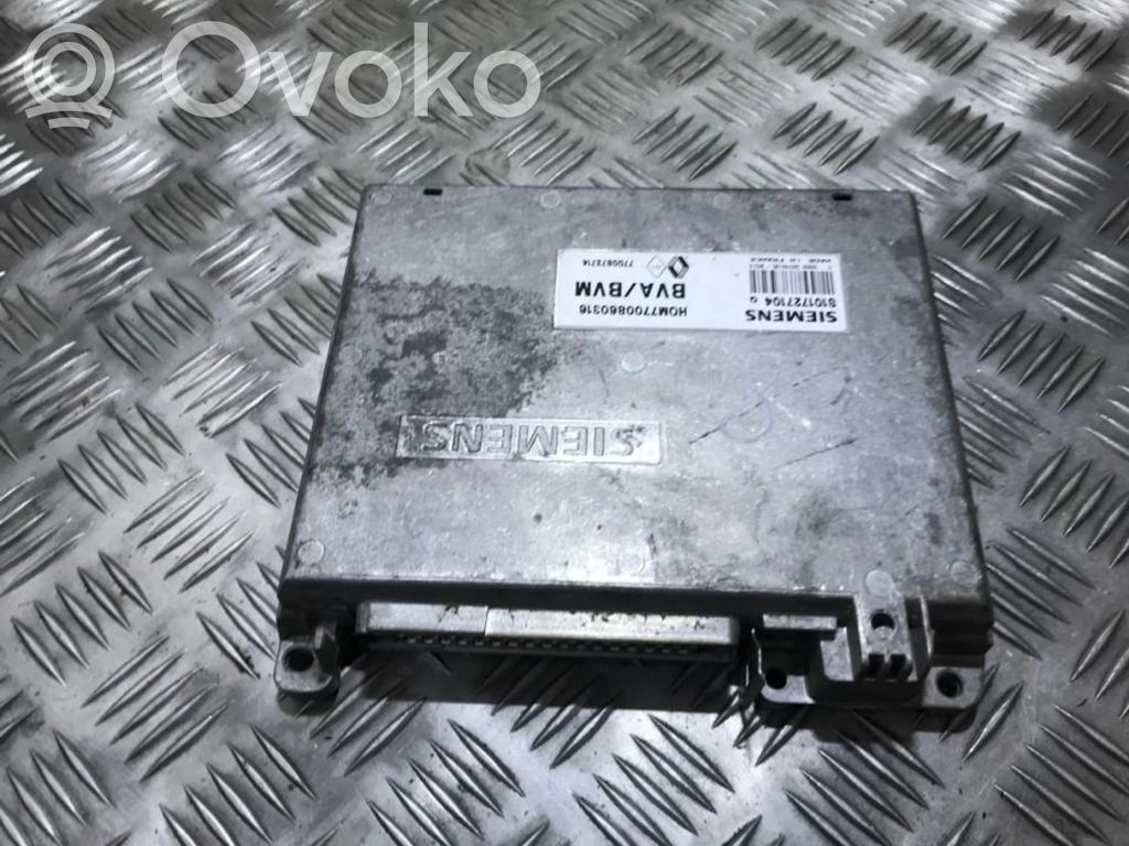 Unidad de control/módulo del motor   7700873714,S101727104Q,7700873714,HOM7700860316,S101727104Q