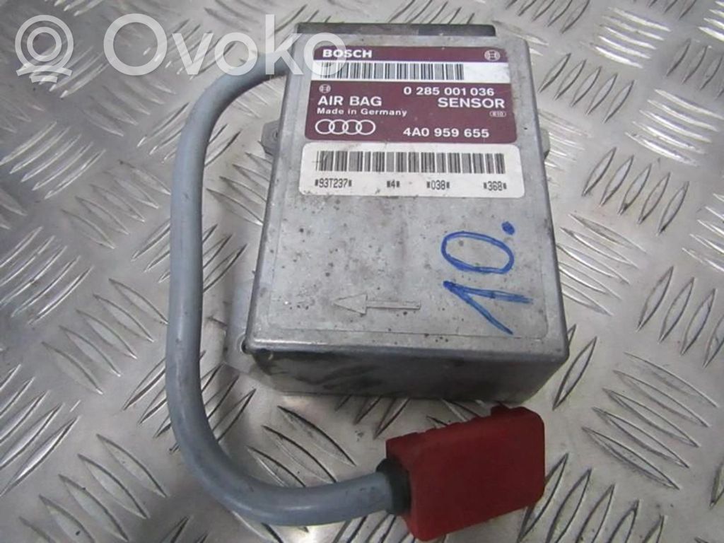 Unitate/modul de comandă airbaguri   0285001036,4A0959655,0285001036,4A0959655