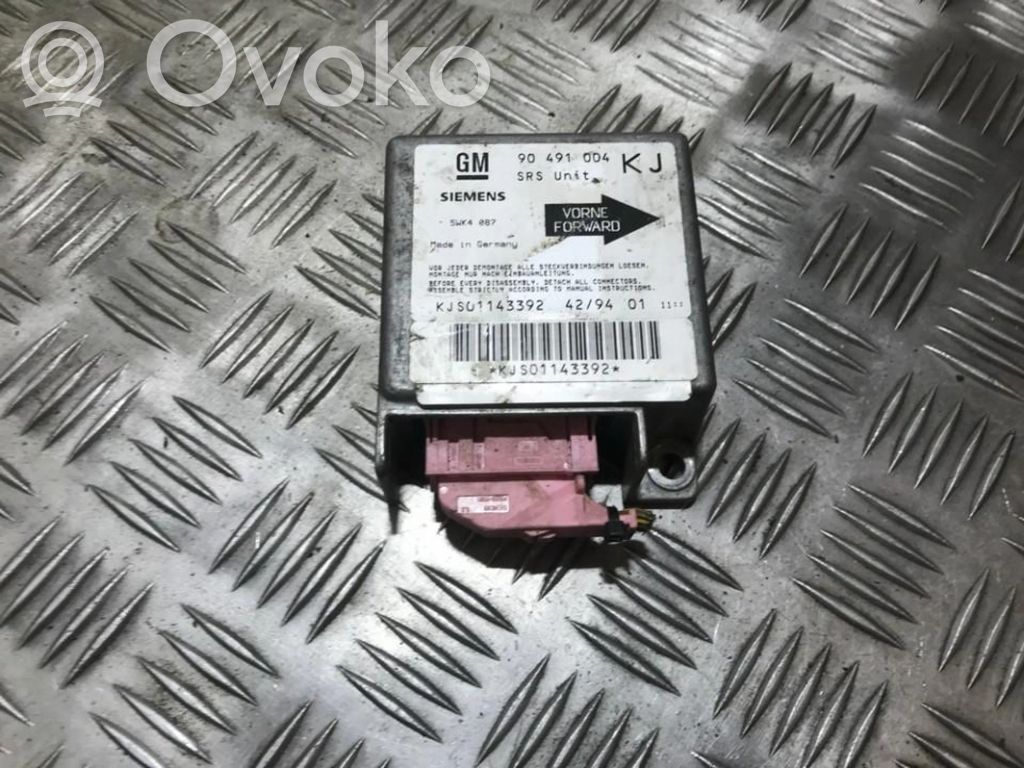 Unidad de control/módulo del Airbag   90491004,5WK4087,5WK4087,90491004,KJ01143392