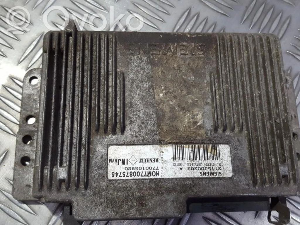 Engine control unit/module   7700105980,H0M7700875745,7700105980,H0M7700875745