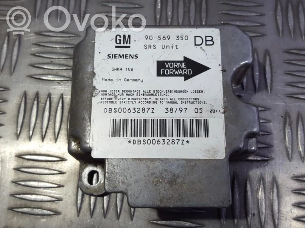 Opel Vectra B Centralina/modulo airbag 