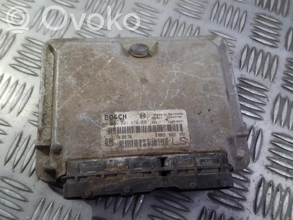 Opel Astra G Centralina/modulo del motore