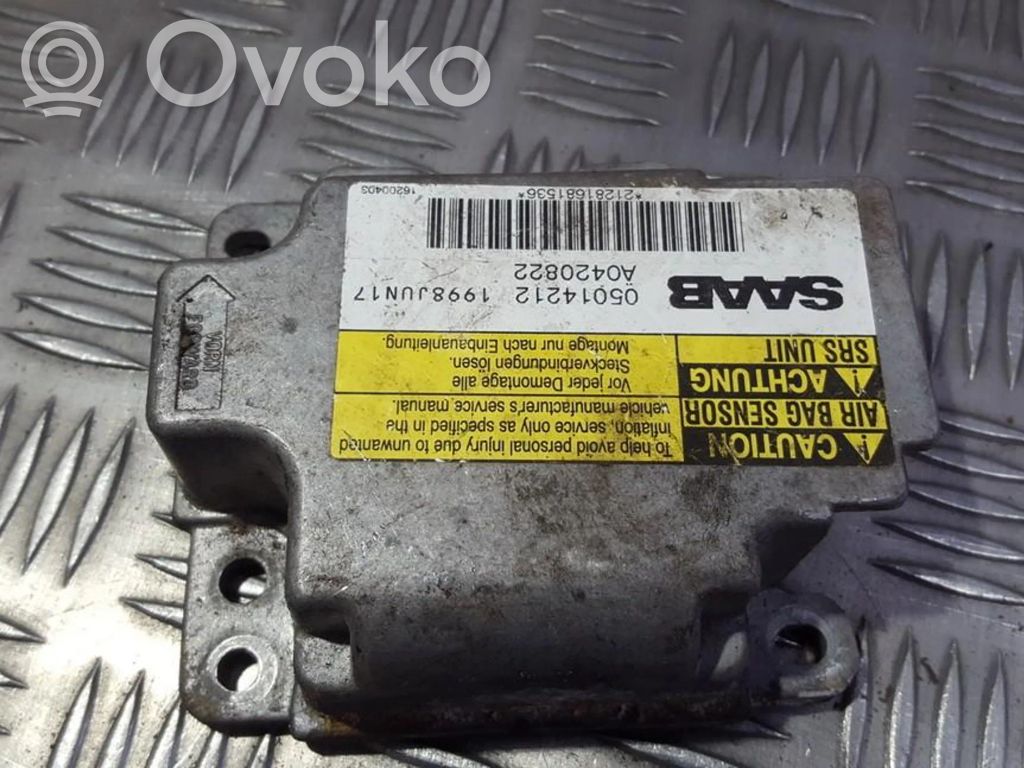 Saab 9-5 Unitate/modul de comandă airbaguri 