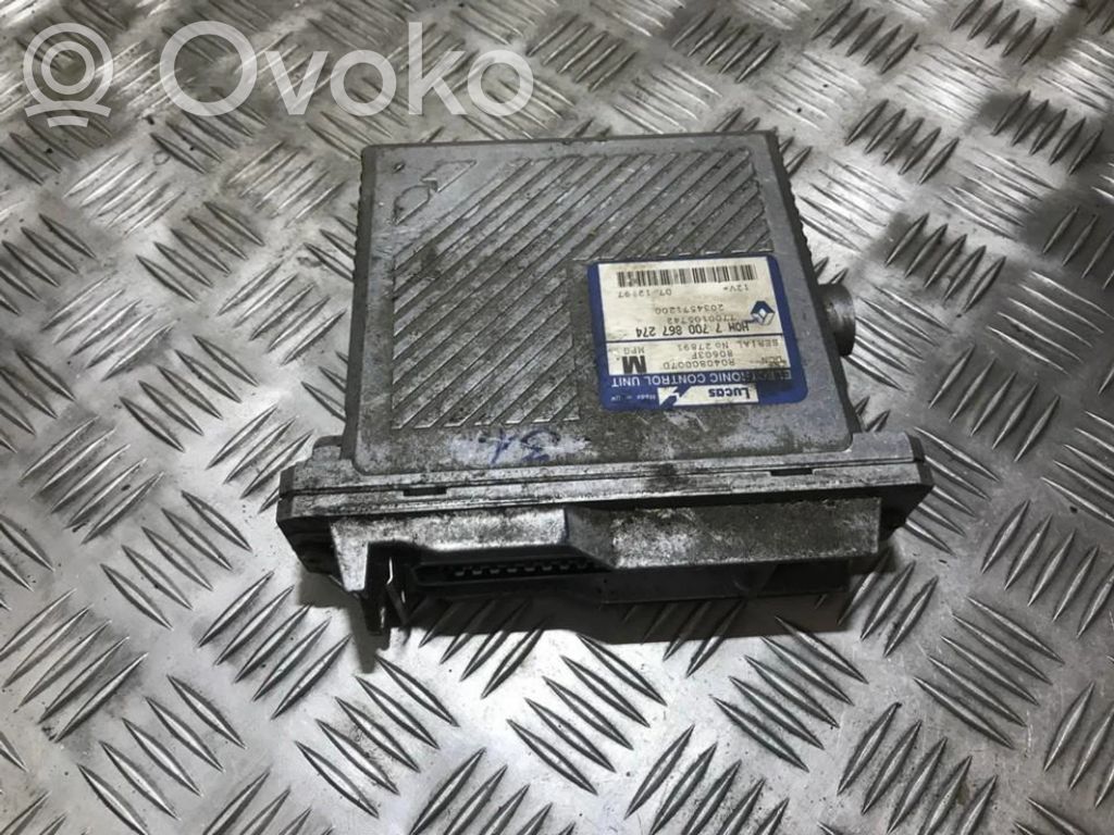 Engine control unit/module   HOM7700867274,7700867274,2034571200,7700105742,7700867274,80603F,HOM7700867274,R04080007D
