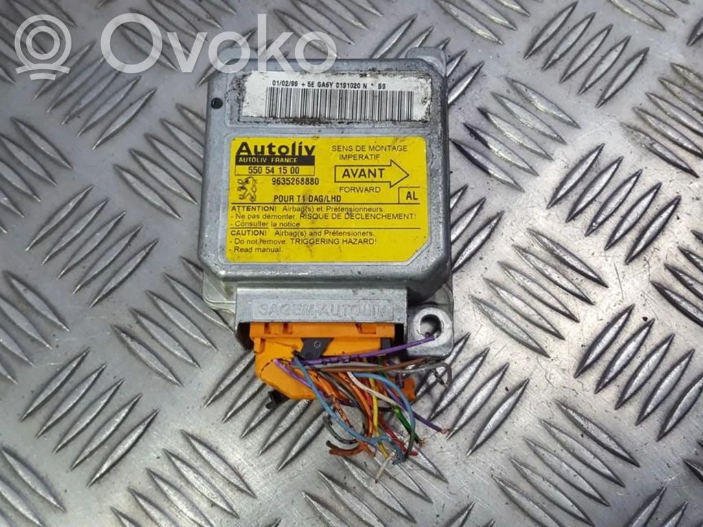 Centralina/modulo airbag   9635268880,550541500,550541500,9635268880