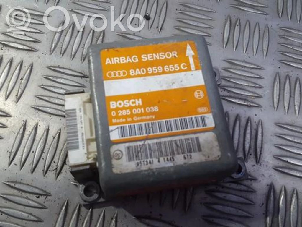 Unidad de control/módulo del Airbag   8A0959655C,0285001038,0285001038,8A0959655C