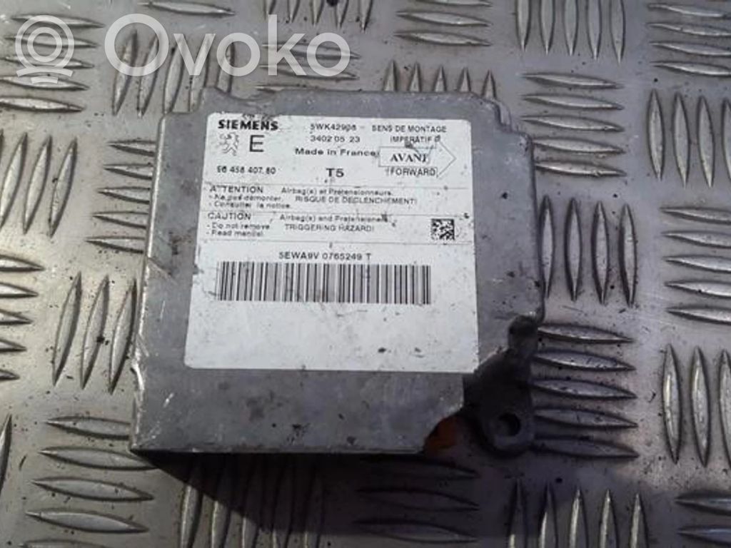 Peugeot 307 Unitate/modul de comandă airbaguri