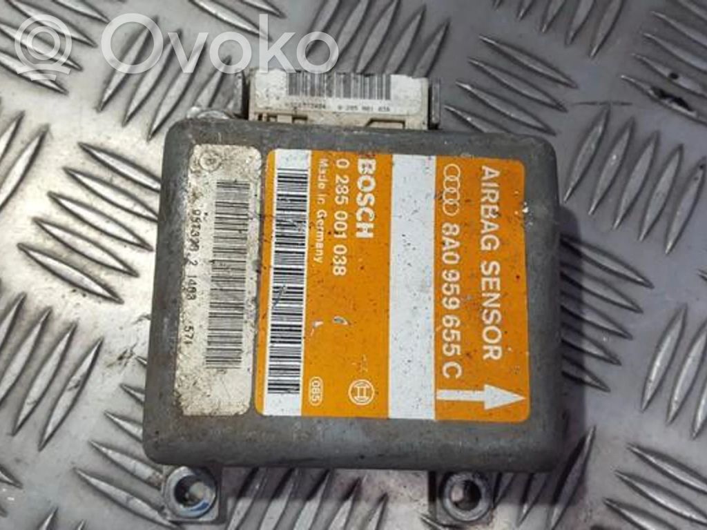 Unidad de control/módulo del Airbag   8A0959655C,0285001038,0285001038,8A0959655C