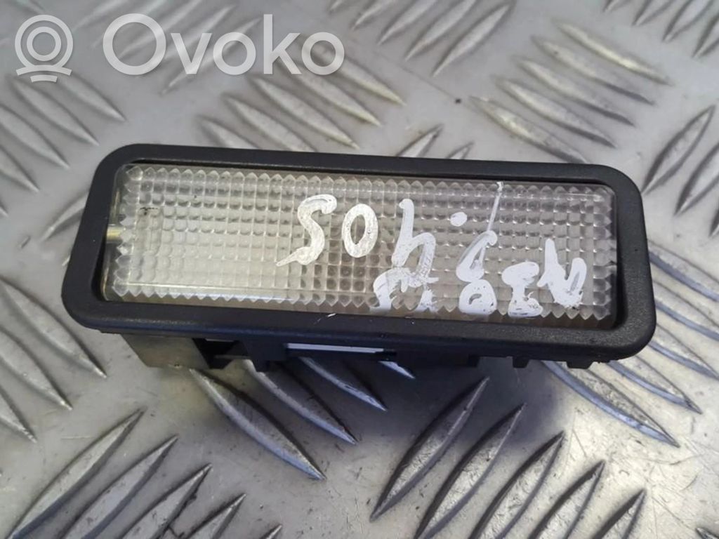 Éclairage lumière plafonnier arrière