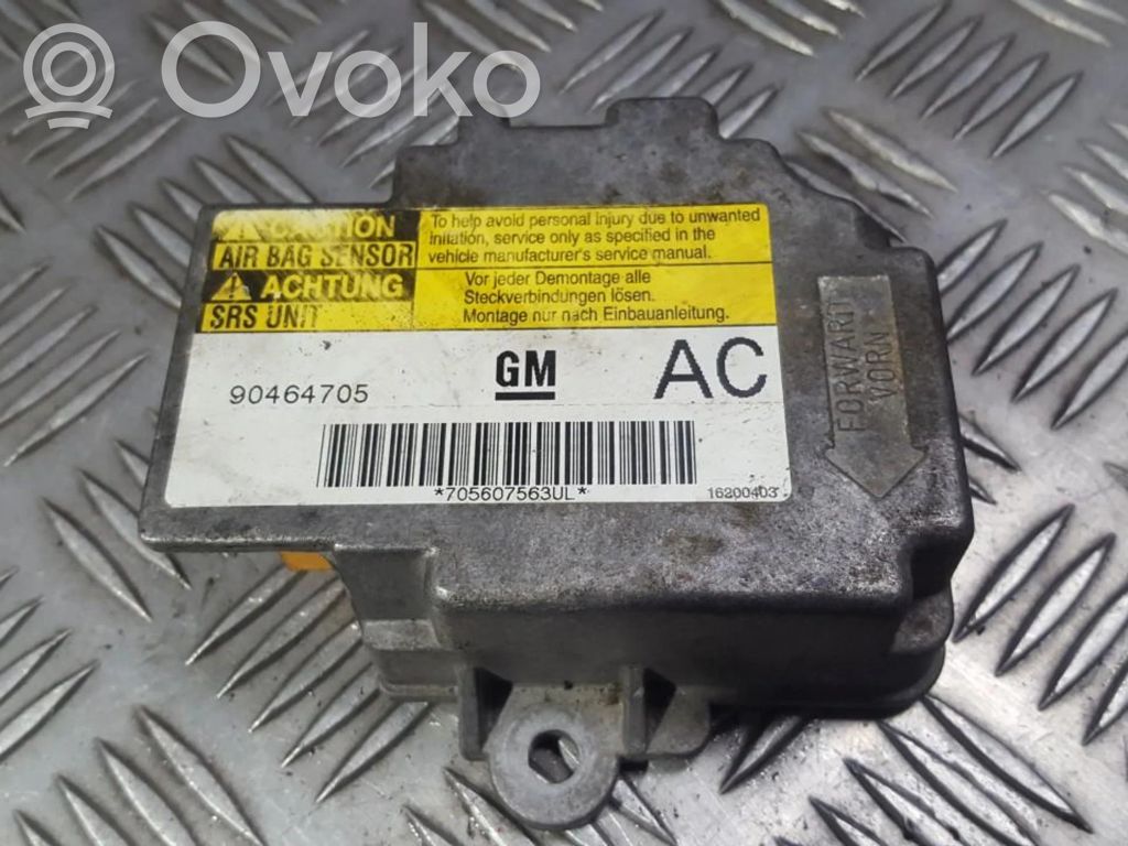 Airbag control unit/module   90464705AC,GM90464705AC,90464705,90464705AC,GM90464705,GM90464705AC