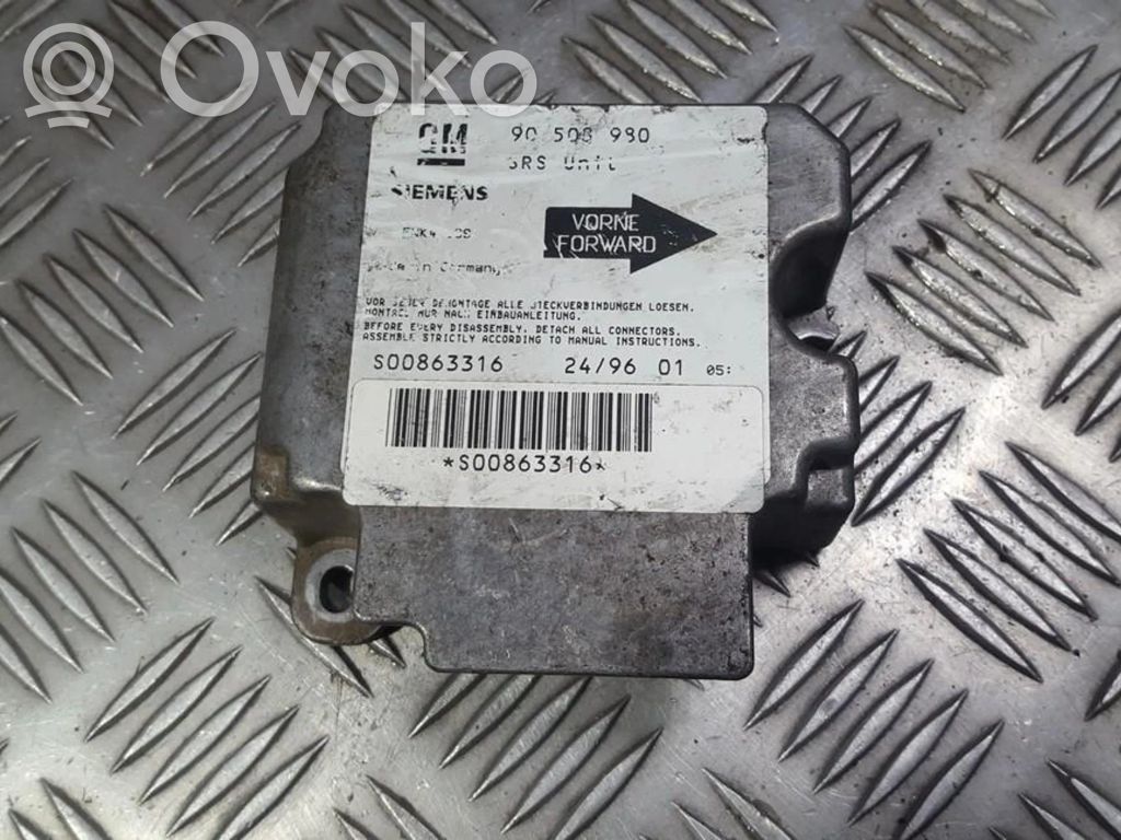 Turvatyynyn ohjainlaite/moduuli   90508980,90508980