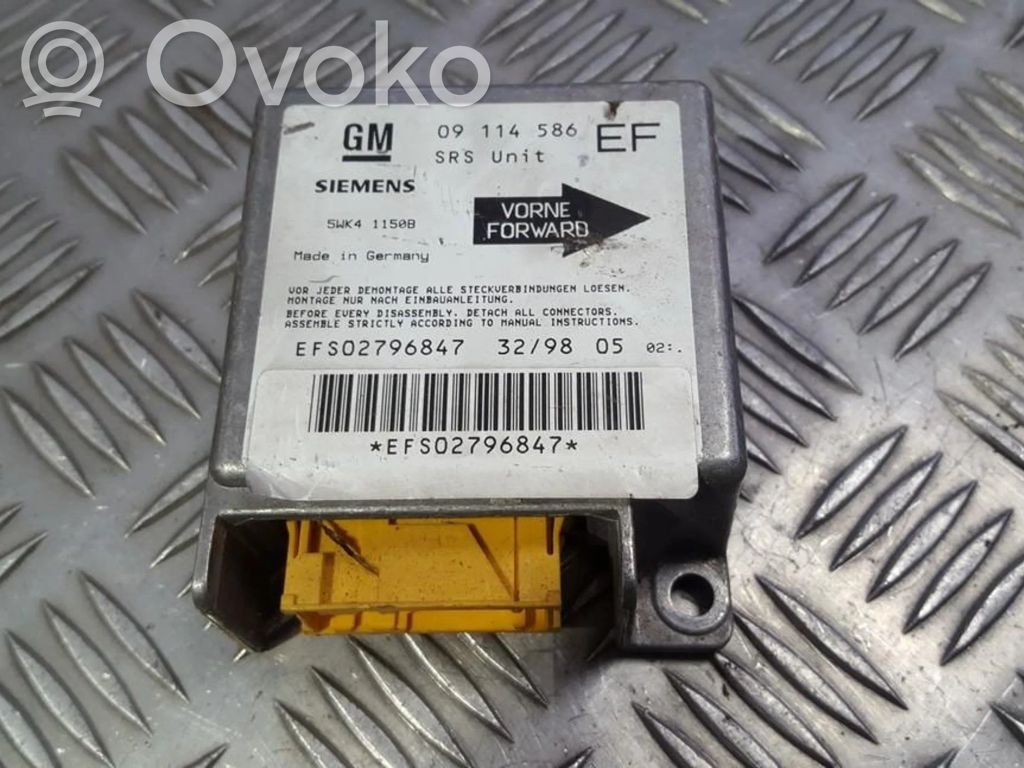 Opel Tigra A Airbag control unit/module 