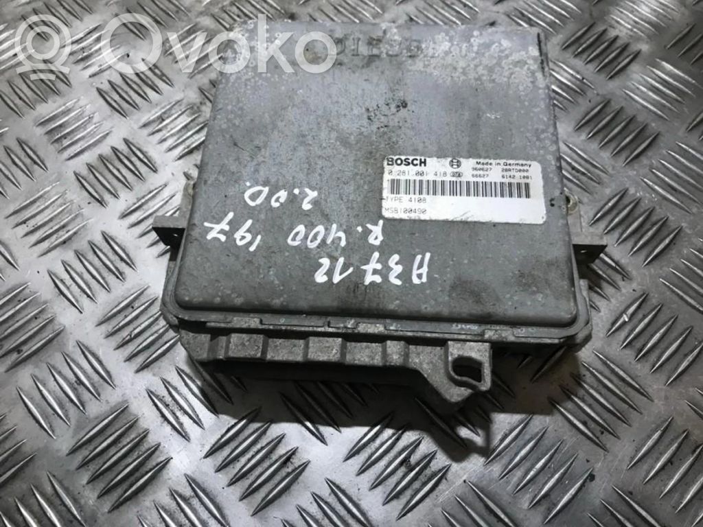Engine control unit/module   0281001418,MSB100490,0281001418,28RTD000,61421081,MSB100490