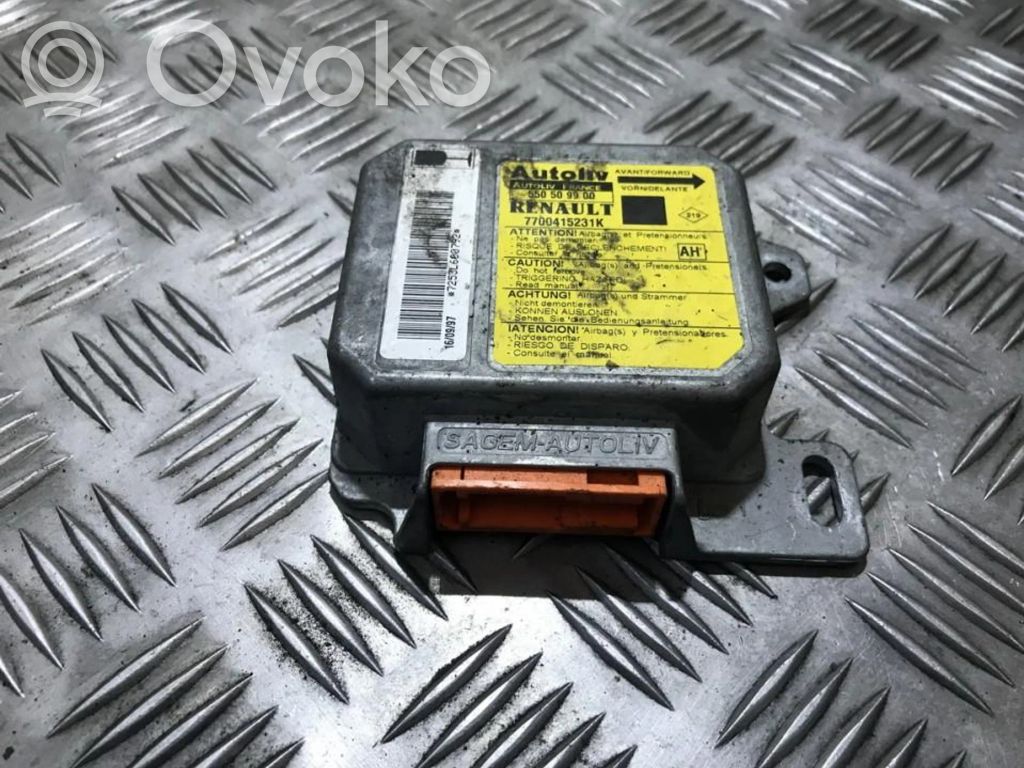 Renault Scenic I Centralina/modulo airbag 
