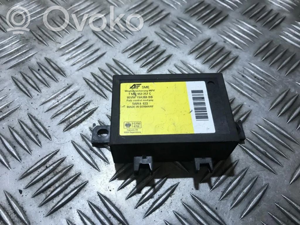 Other control units/modules   7M0953257C,95VW19A366BB,5WK4633,7M0953257C,95VW19A366BB