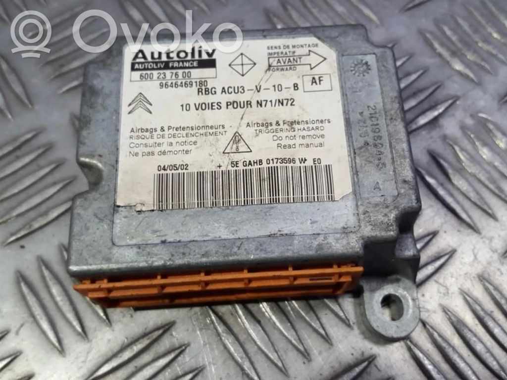Citroen Xsara Centralina/modulo airbag 