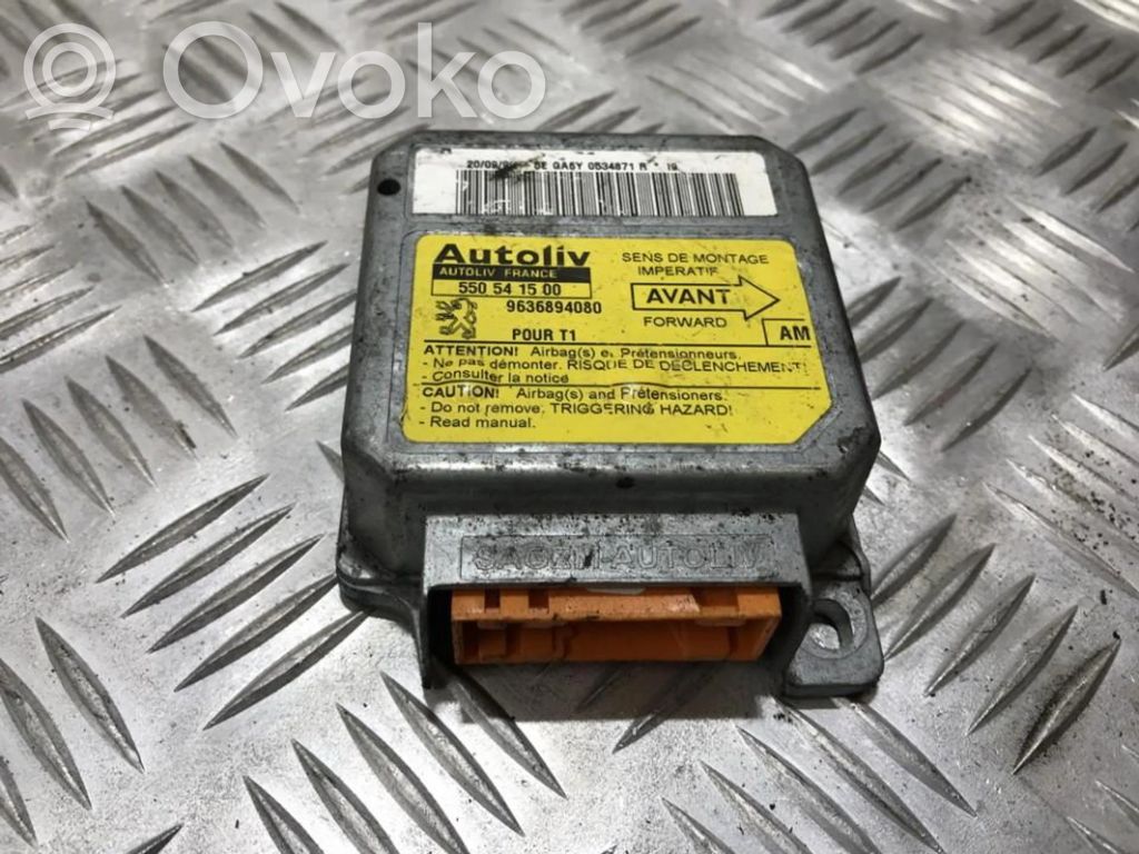 Centralina/modulo airbag   9636894080,550541500,550541500,9636894080