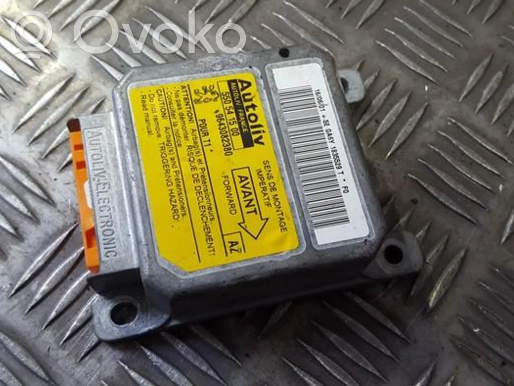 Centralina/modulo airbag   9643082380,550541500,550541500,9643082380