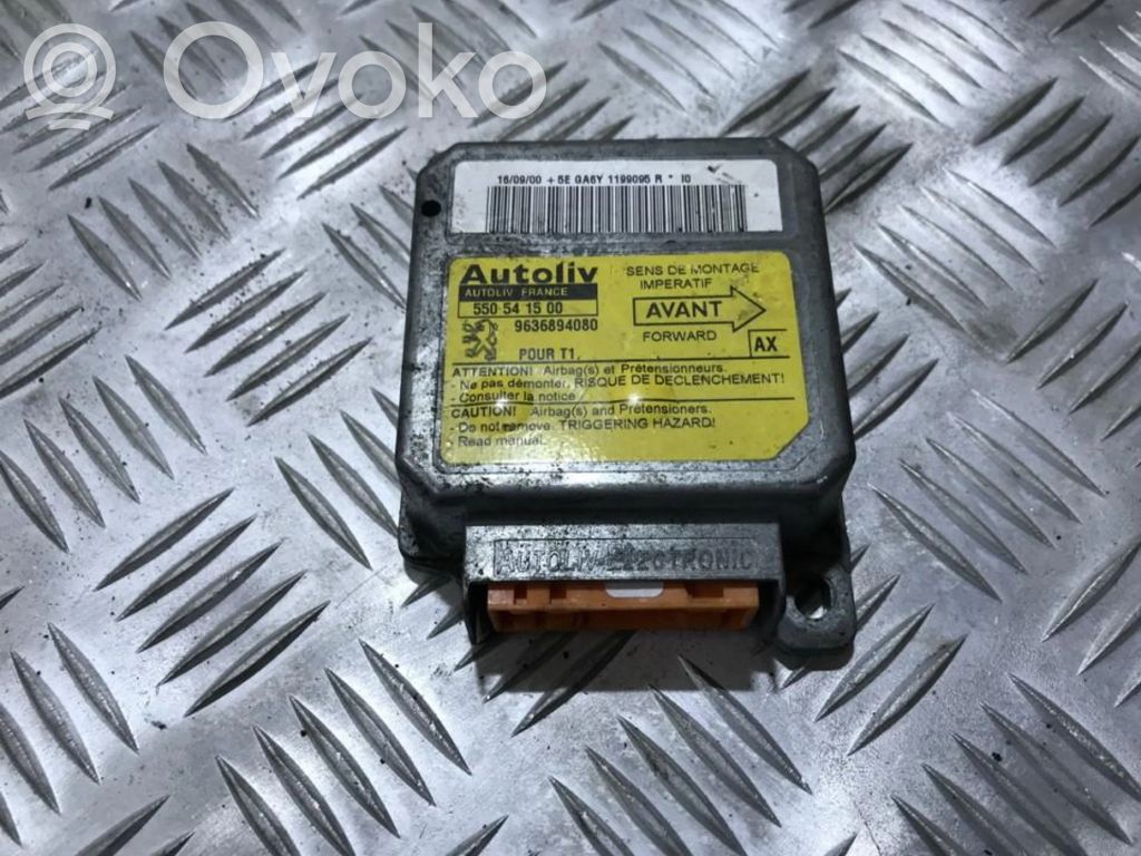 Centralina/modulo airbag   9636894080,550541500,550541500,9636894080