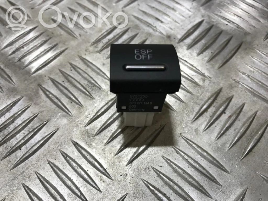 Bouton interrupteur programme de stabilité ESP   8P0927134B,9751255,8P0927134B,9751255