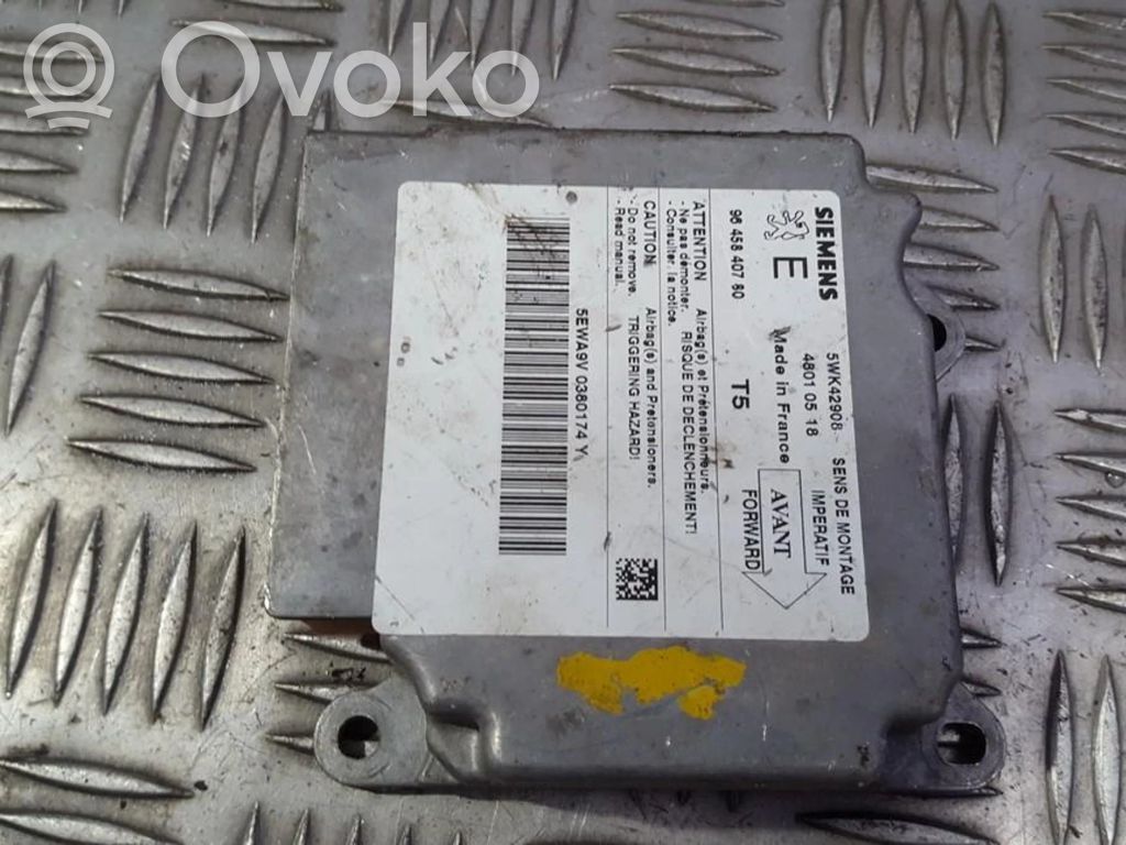 Peugeot 307 Unitate/modul de comandă airbaguri