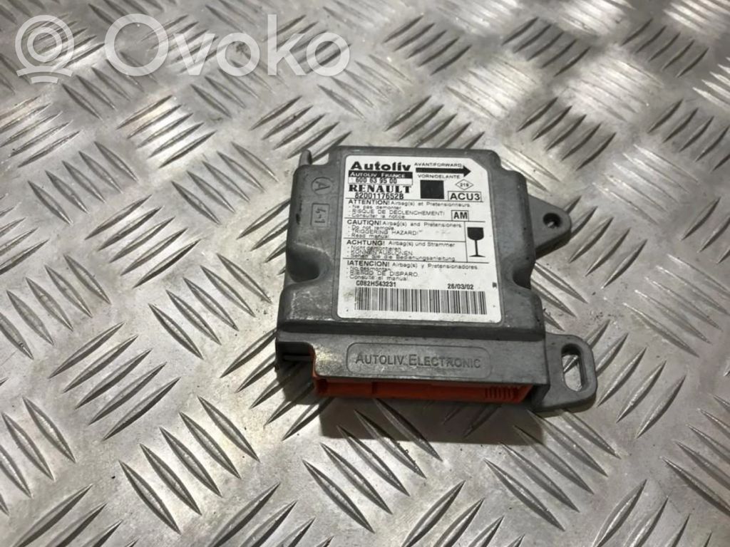 Centralina/modulo airbag   8200117652B,600639500,600639500,8200117652B