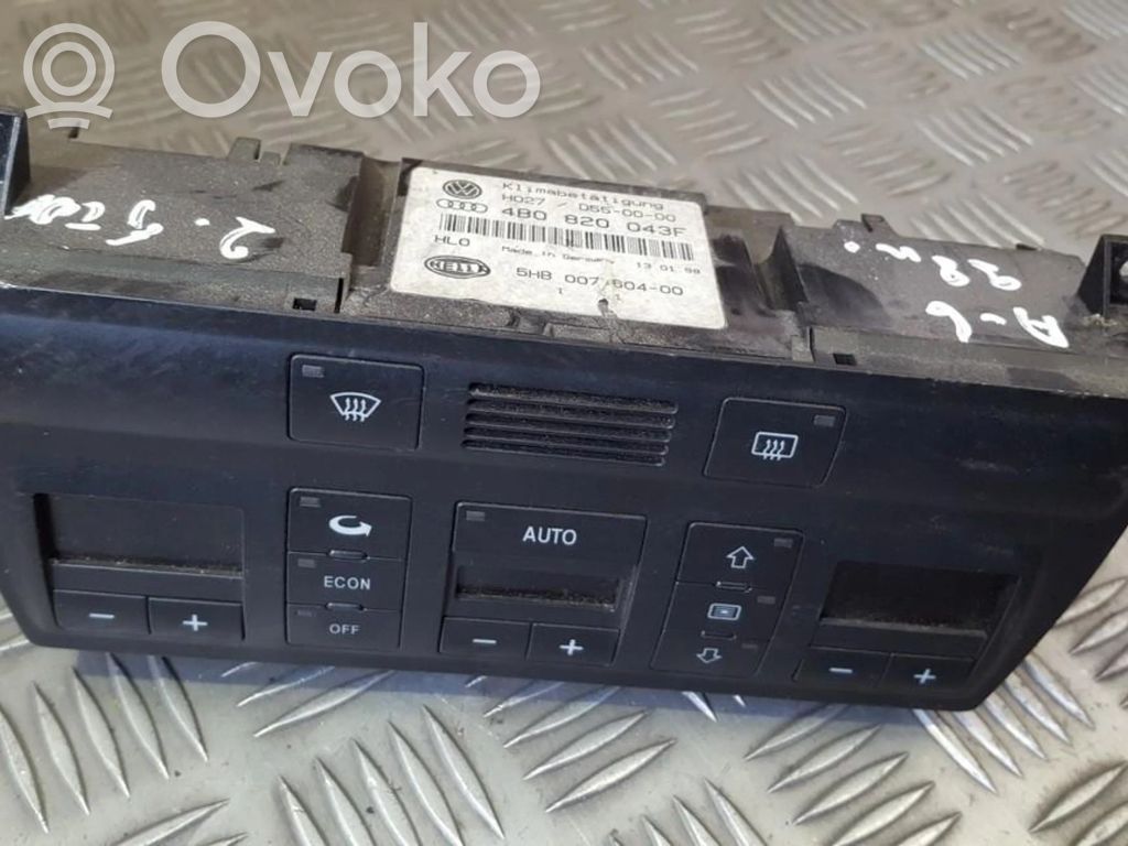 Panel klimatyzacji   4B0820043F,5HB00760400,4B0820043F,5HB00760400