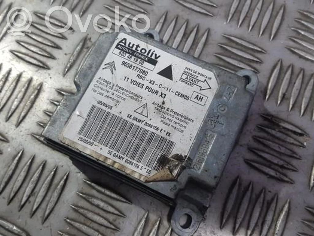 Airbag control unit/module   9658177080,603481900,603481900,9658177080