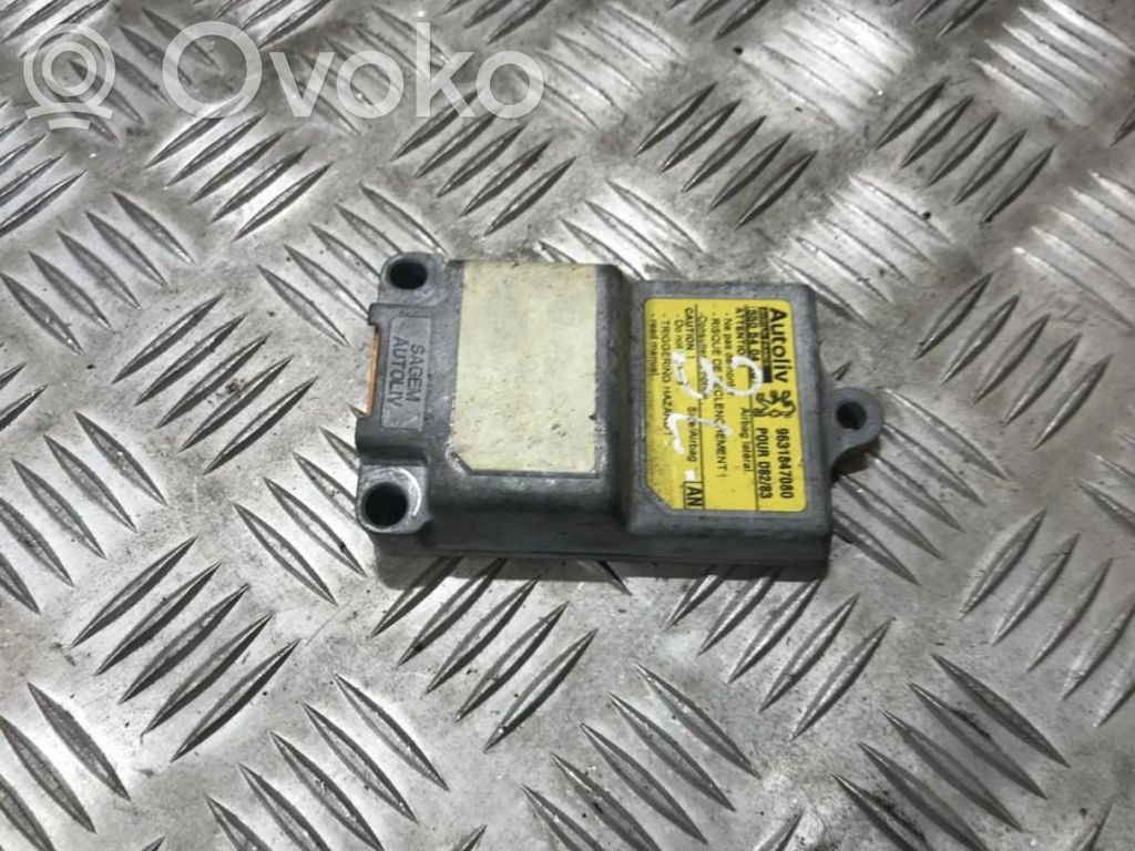 Peugeot 406 Unitate/modul de comandă airbaguri 