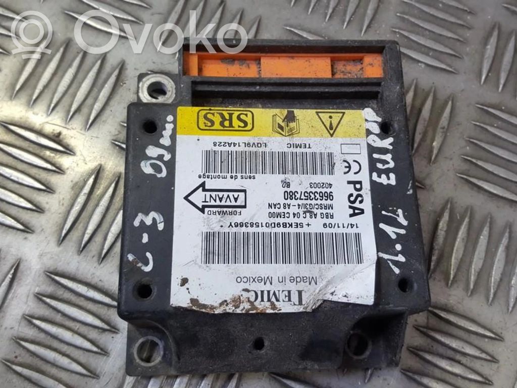 Citroen C3 Airbag control unit/module 