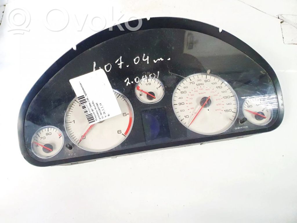 Peugeot 407 Vitezometru (grup de instrumente) 