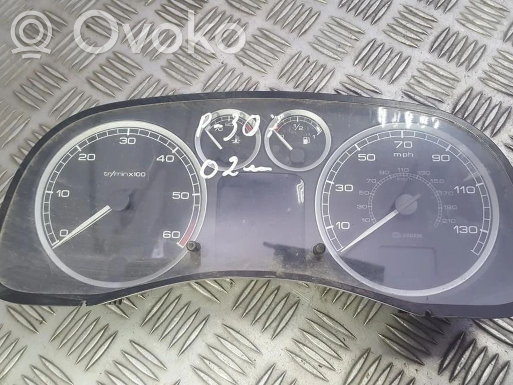 Peugeot 307 Vitezometru (grup de instrumente) 