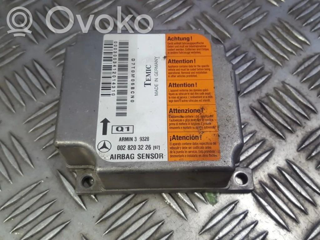 Mercedes-Benz E W210 Centralina/modulo airbag 