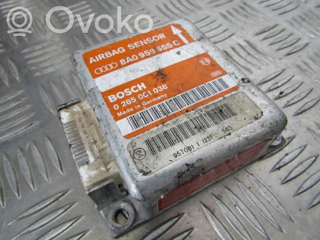 Centralina/modulo airbag   8A0959655C,0285001038,0285001038,8A0959655C