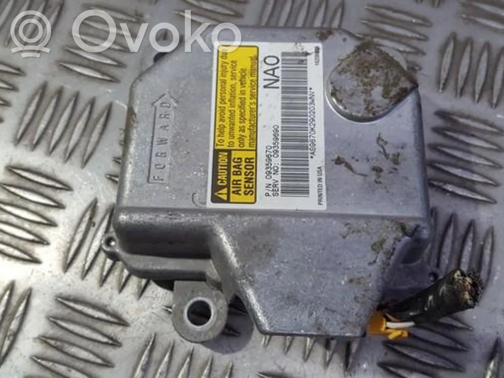 Pontiac Montana Sterownik / Moduł Airbag 