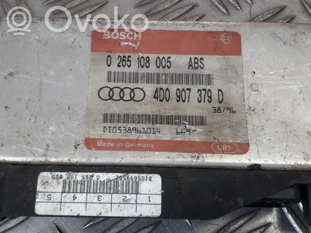 Unidad de control/módulo del ABS   0265108005,4D0907379D,0265108005,4D0907379D